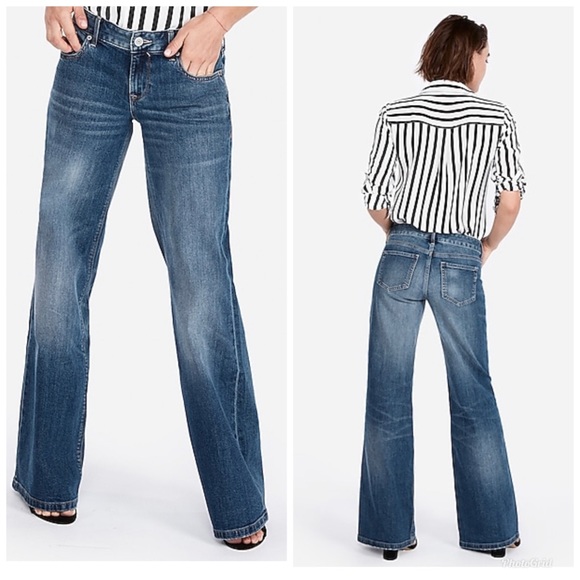 low waist wide leg pants